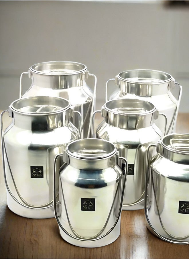 Nyra Kitchenware إبريق حليب نيرا كيتشن وير من الفولاذ المقاوم للصدأ - 5 لتر - Image 4